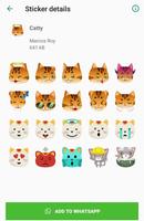 Cat Stickers for WhatsApp captura de pantalla 1