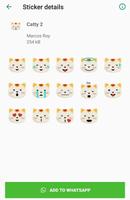 Cat Stickers for WhatsApp captura de pantalla 2