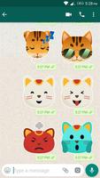 Cat Stickers for WhatsApp captura de pantalla 3