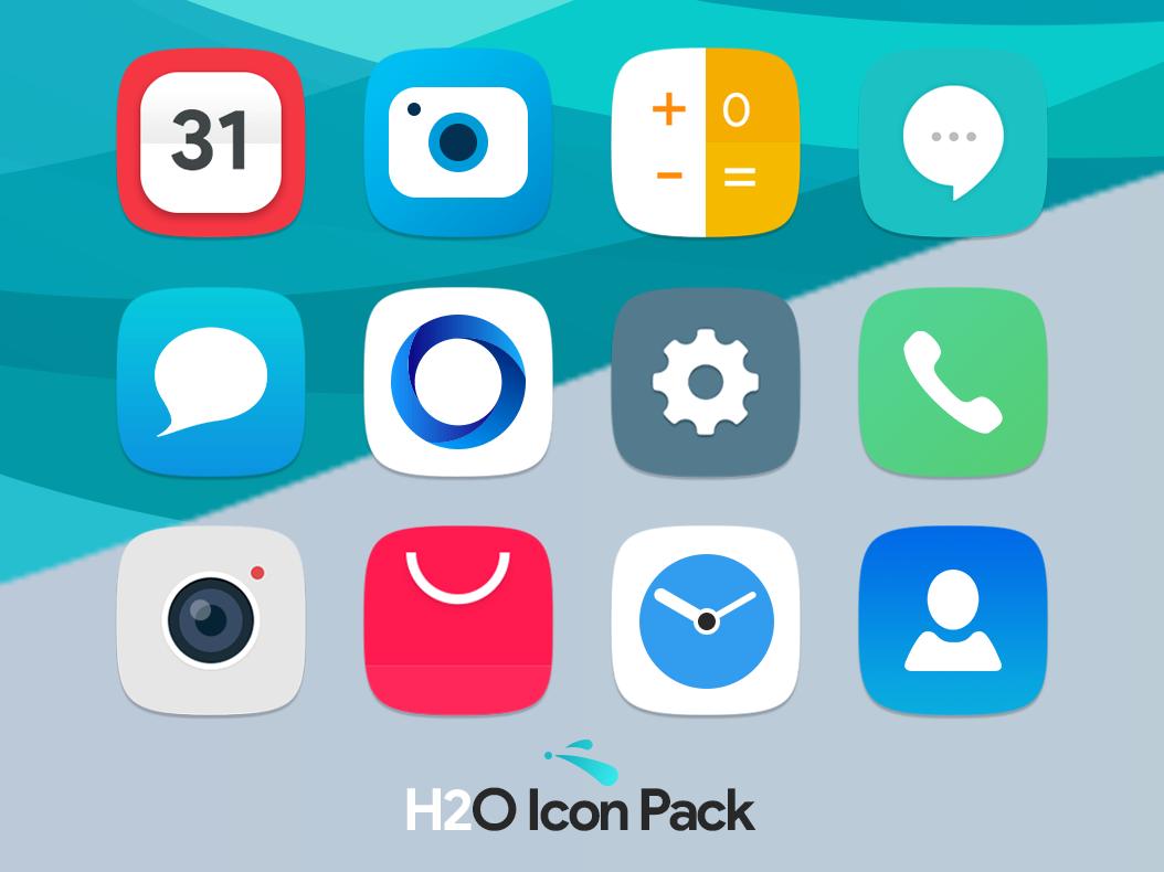 H2O Free Icon Pack Android - APK Download