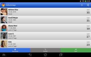 Geburtstage Screenshot 3