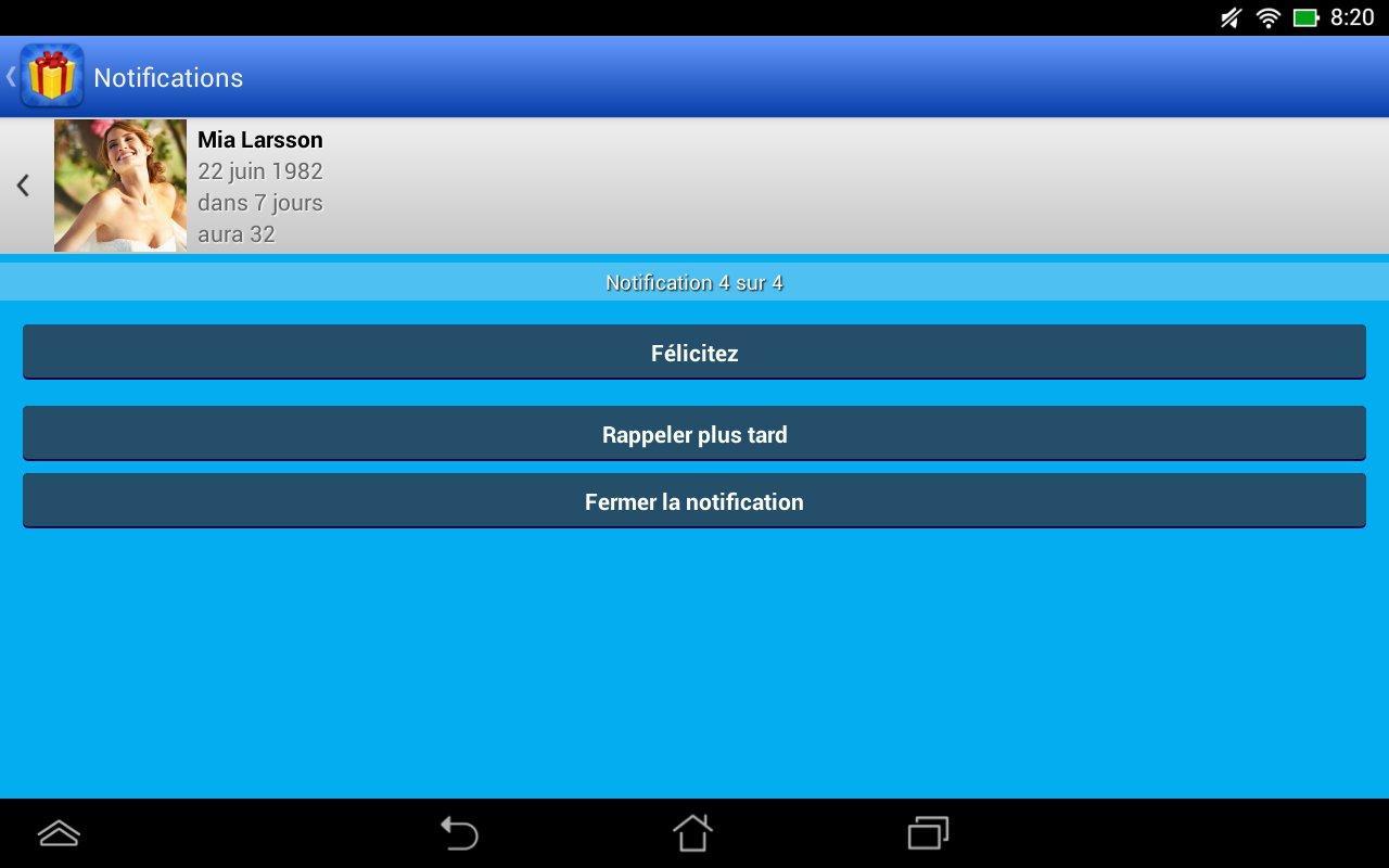 Anniversaires Pour Android Telechargez L Apk