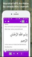 Quran Reading Offline Ustadz Abu Usamah MP3 capture d'écran 3