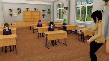 Anime Life 3D School Simulator Affiche