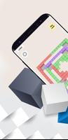 Block Merger – Color Cube Maze & Merge Puzzle Affiche