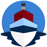 ship tracker, marine tracker icon