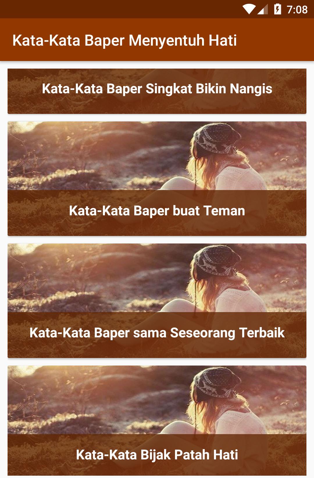 Kata Kata Baper Menyentuh Hati For Android Apk Download