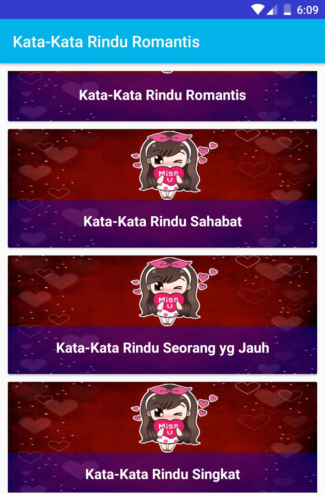 Kata Kata Rindu Romantis For Android Apk Download