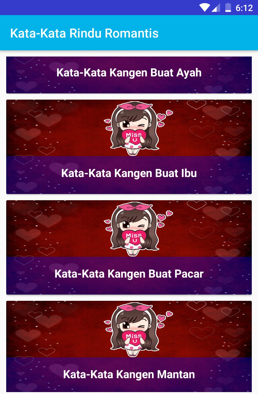 Kata Kata Rindu Romantis For Android Apk Download