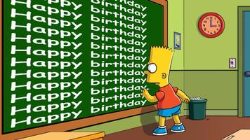 Bart writes on the blackboard تصوير الشاشة 2