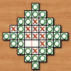 Tic Tac Toe with a stick ikon