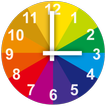 Rainbow Clock