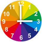 Rainbow Clock icono