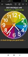 Rainbow Clock Affiche
