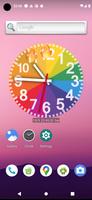 Rainbow Clock captura de pantalla 1