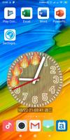 Fire Clock Affiche