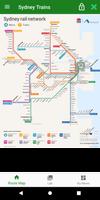 Australia:Sydney,Melbourne Metro Route offline Map poster