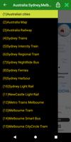 Australia:Sydney,Melbourne Metro Route offline Map capture d'écran 2