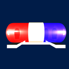 Police Car Lights & Sounds icono