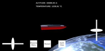 Starship Rocket Simulation स्क्रीनशॉट 1