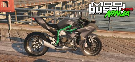 Mod Bussid Motor Ninja H2R постер
