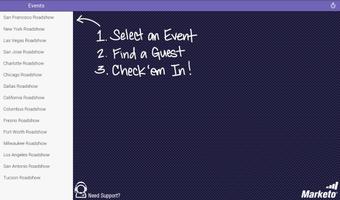 Marketo Events اسکرین شاٹ 1