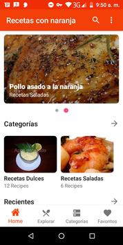 Recetas con naranja 海报