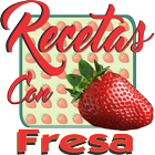 Recetas con fresa 아이콘