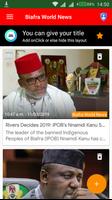 Biafra World News Affiche