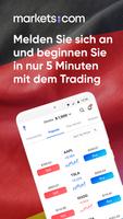 markets.com Trading-App Plakat