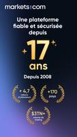 markets.com broker de trading Affiche