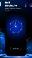 Nacht Uhr Erinnerung App Plakat