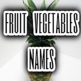 a to z fruits and vegetables English and Urdu icône