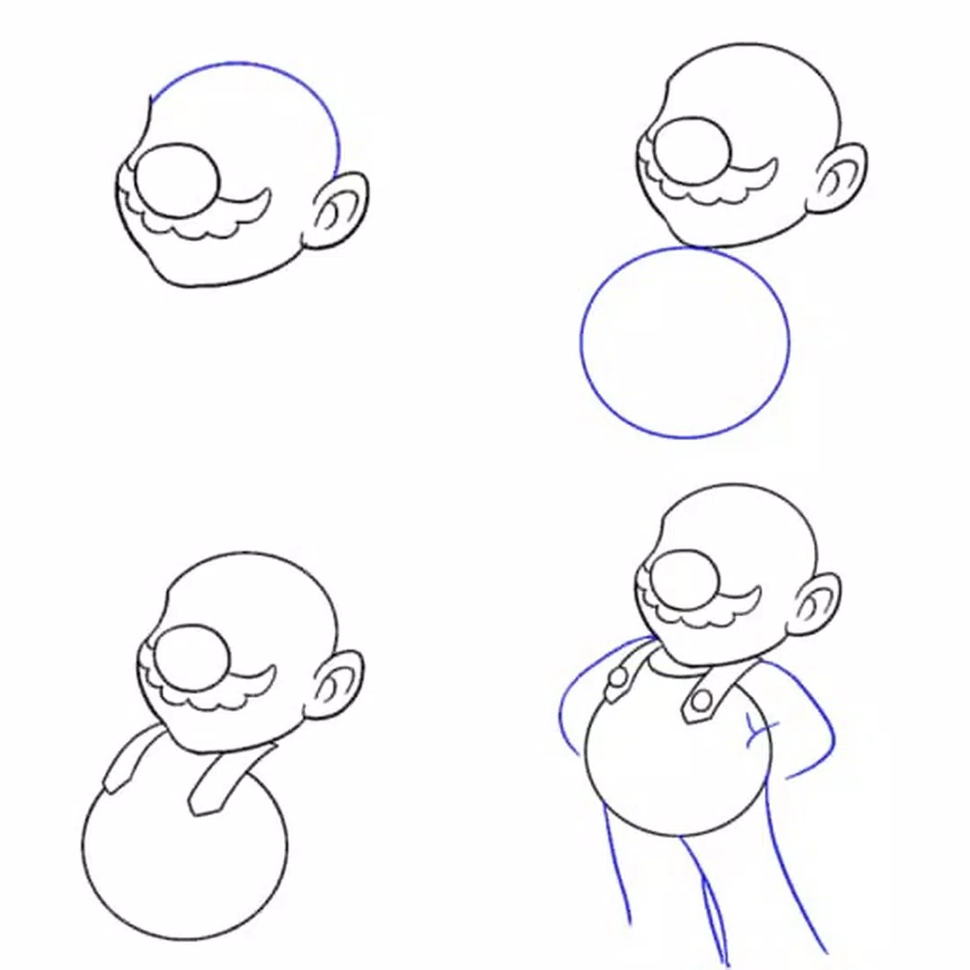 Mario Dessin Facile étape Par étape Comment dessiner Mario. APK pour Android Télécharger