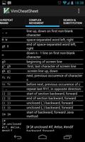 VimCheatSheet screenshot 1
