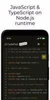 JavaScript Coding Editor & IDE screenshot 1
