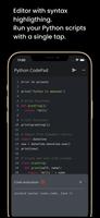 Python Code-Pad - Compiler&IDE captura de pantalla 1