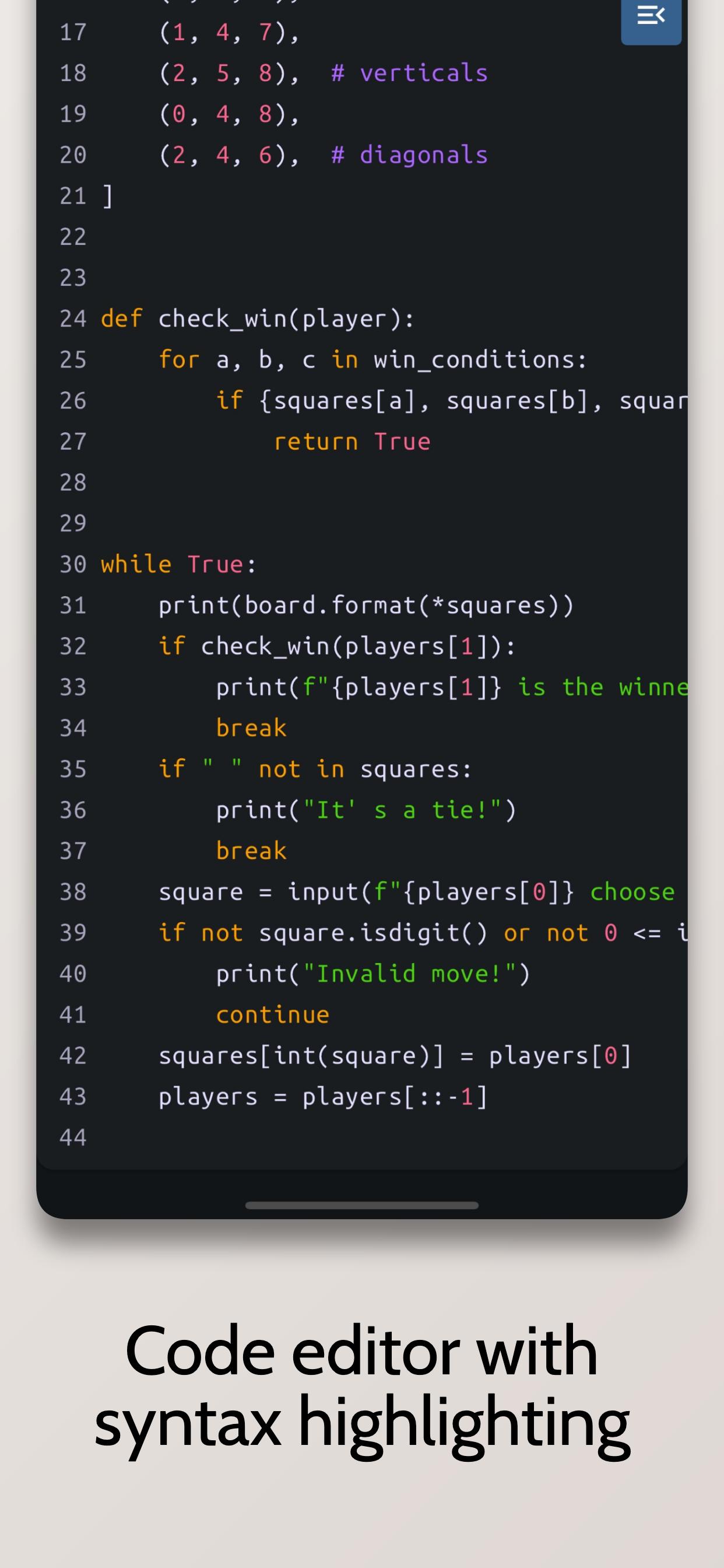 Python Code-Pad - Compiler&IDE APK for Android Download