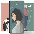 Aesthetic llustration Walpaper