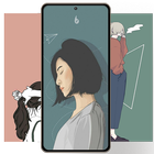 Aesthetic llustration Walpaper icon