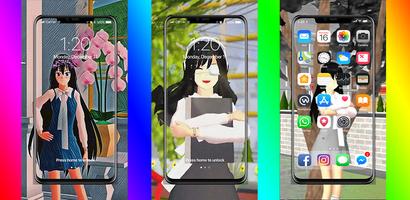 Girl Wallpaper Sakura Scholl 海报