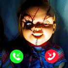 Scary Doll Horror Fake Call Pr icône