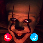 Fake call scary pennywise chat icône