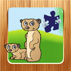 孩子们的拼图游戏：动物 圖標