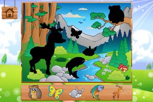 Puzzles Game For Kids: Animals ภาพหน้าจอ 1