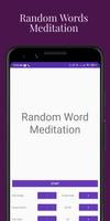 Sleep Words - Mindful Meditation, Calm Down Affiche