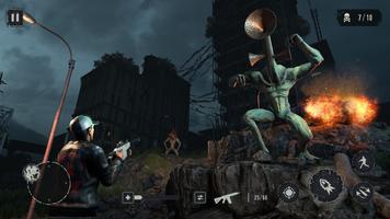 Scary Siren Head Haunted Game تصوير الشاشة 1