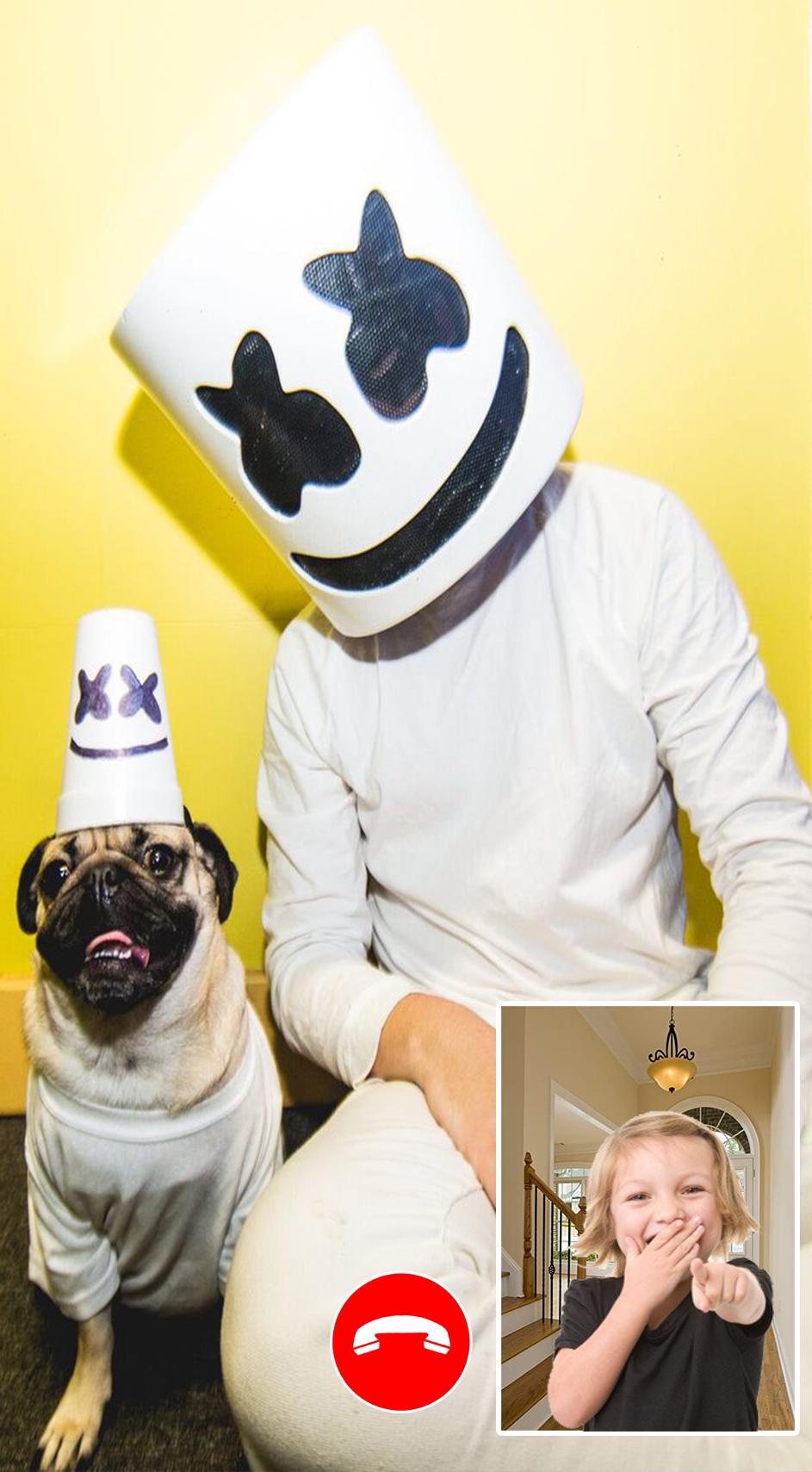 Marshmello Dj Call Video Chat Sumilator For Android Apk Download