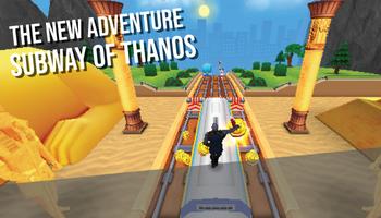 The New Adventure Subway Of Thanos Poster