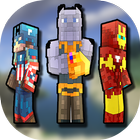 Mods superhéroes Minecraft PE icono